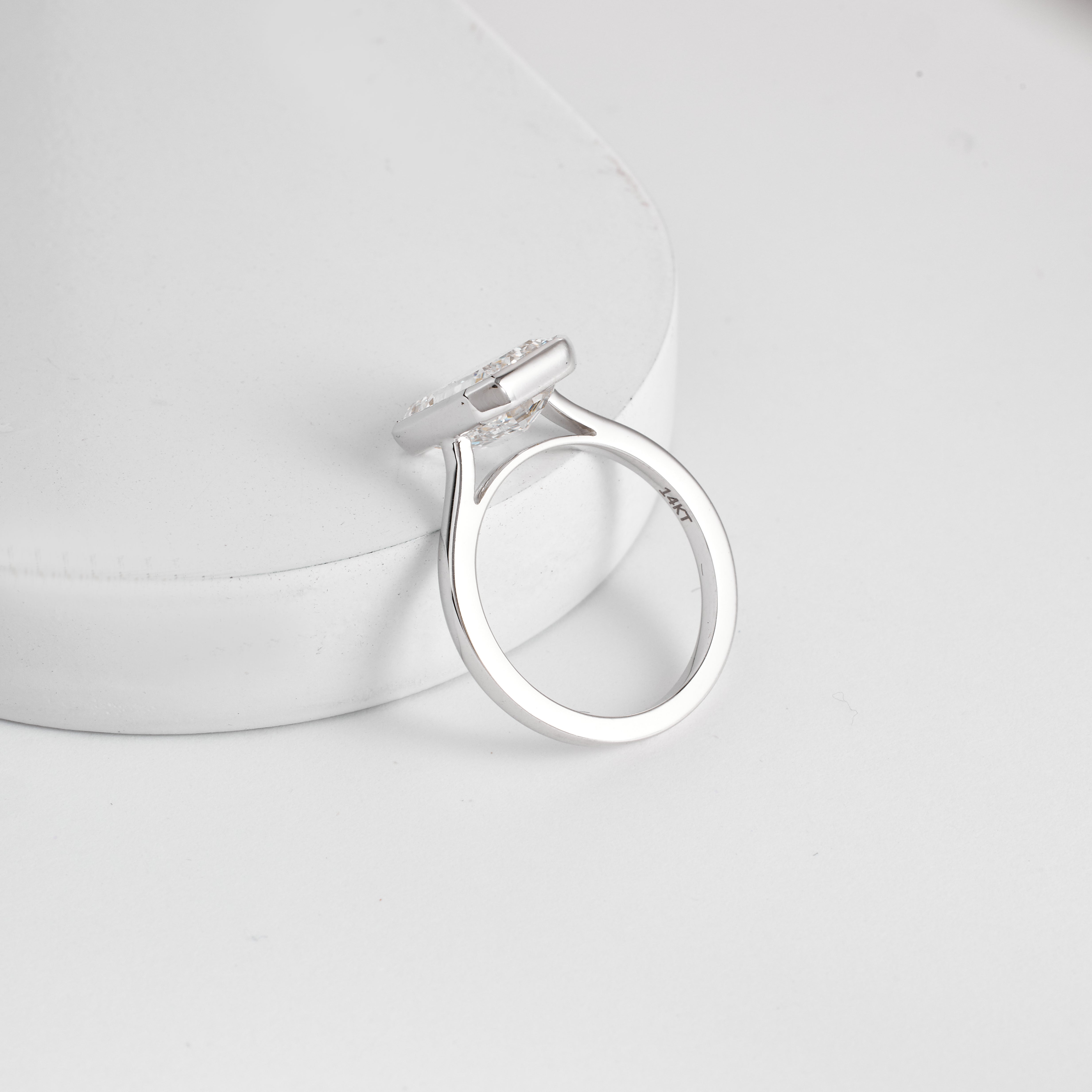 Marquise cut Halo Engagement Ring | Marquise Lab Diamond Pave Ring | 3.00-6.00CT, D/E Certified | Gold, Platinum Wedding Ring for her