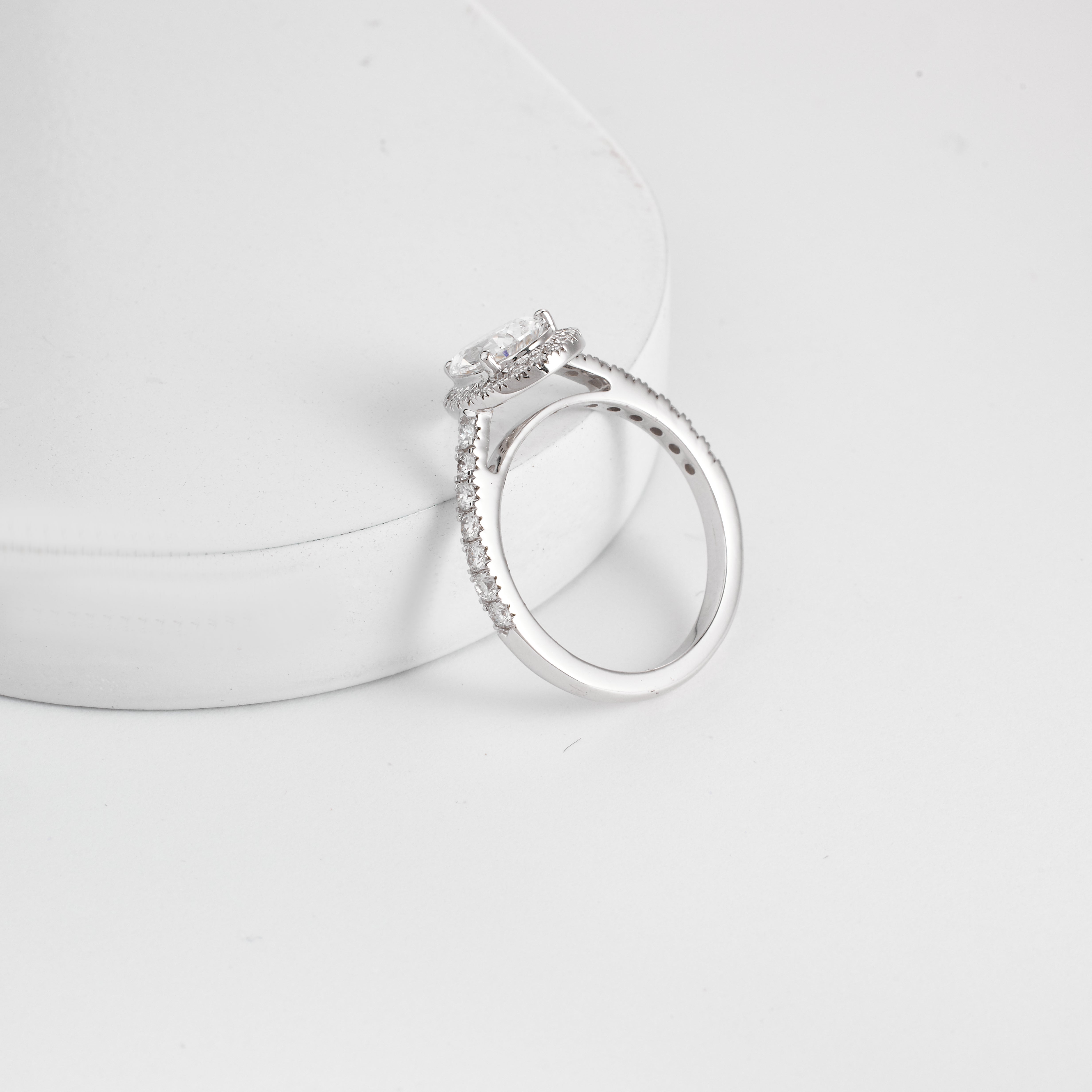 3.50 CT Elongated Cushion Lab Grown Diamond Engagement Ring | Cushion Cut Solitaire Ring | D/E VVS-VS1 | Wedding Band Forever Ring For her