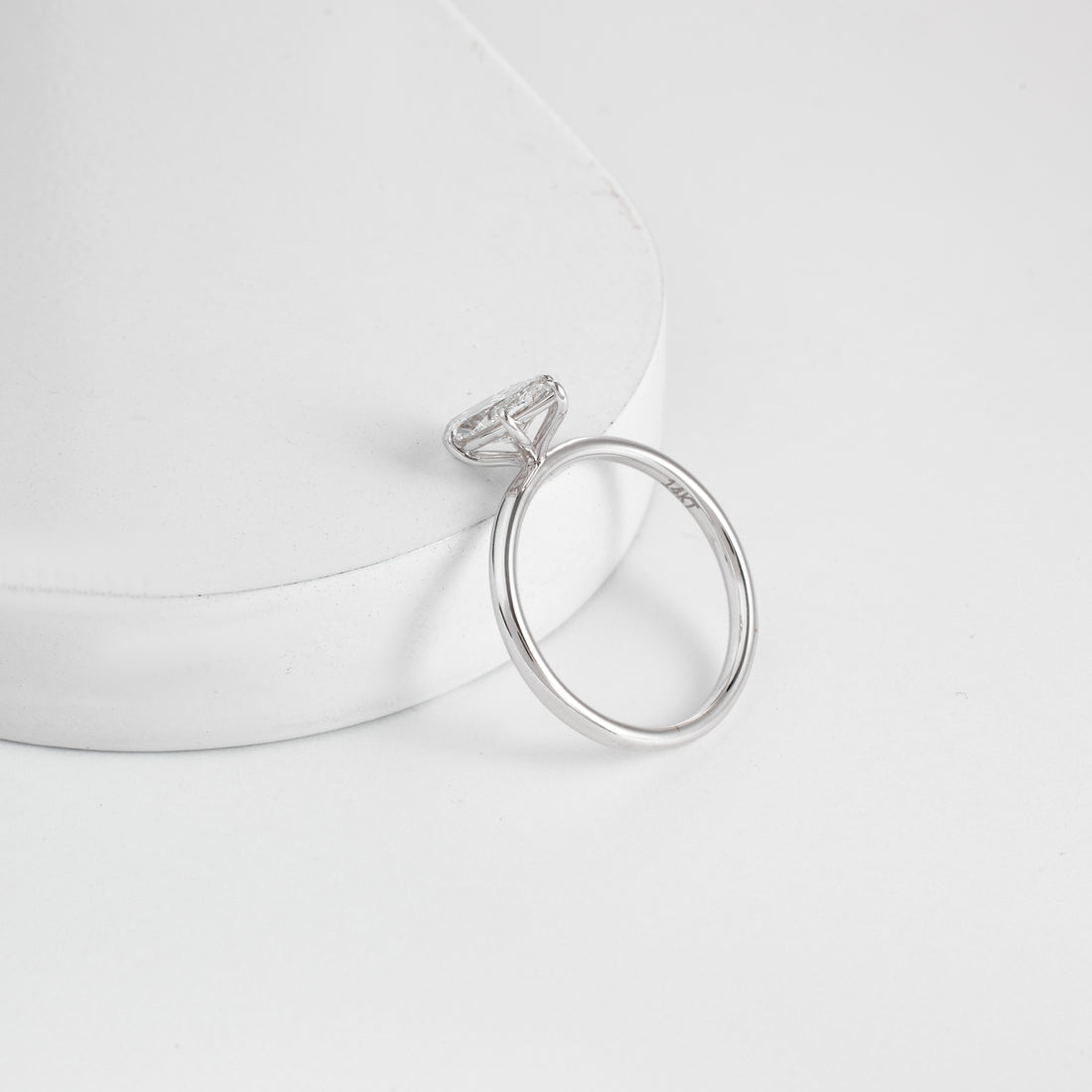 Marquise Cut Lab Grown Diamond Engagement Ring | Marquise Cut Solitaire Ring | D/E VVS GIA Certified 1.00-5.00 CT Diamond Ring Proposal Ring