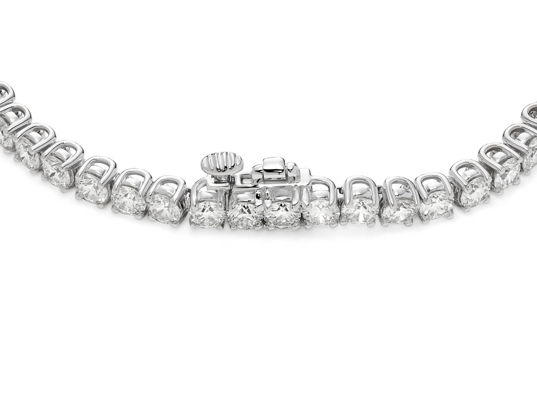Lab-Grown Diamond Small Tennis Bracelet - E/F color, 6.5" length | White