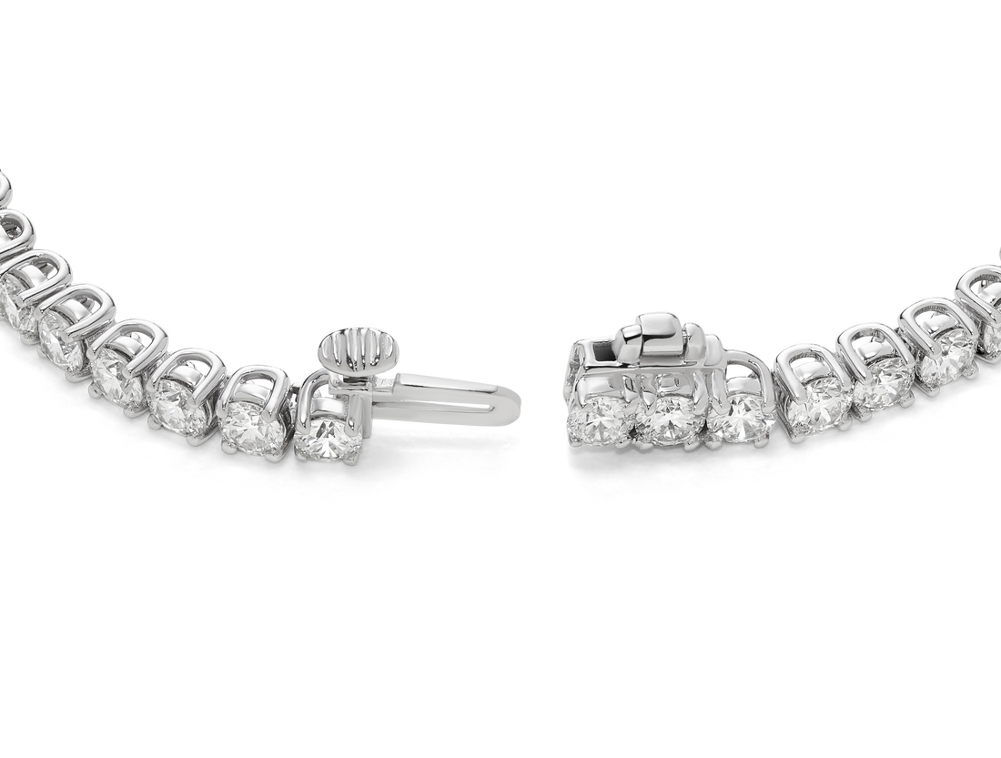 Lab-Grown Diamond Small Tennis Bracelet - E/F color, 6.5" length | White